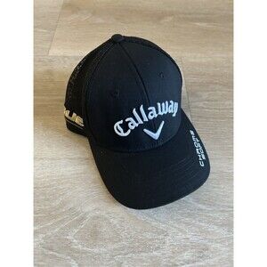 NWT Callaway Men’s Golf Hat Black Rogue Chrome Soft Odyssey Tour Authentic Cap